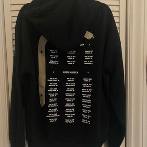 ZACH BRYAN burn burn burn tour hoodie - medium